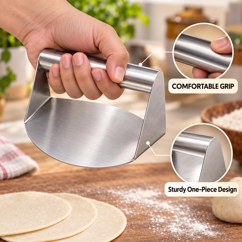 Premium Stainless Steel Roti & Puri Dough Maker