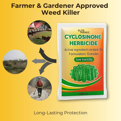 Cyclosinone Herbicide Granules - (Pack of 2)