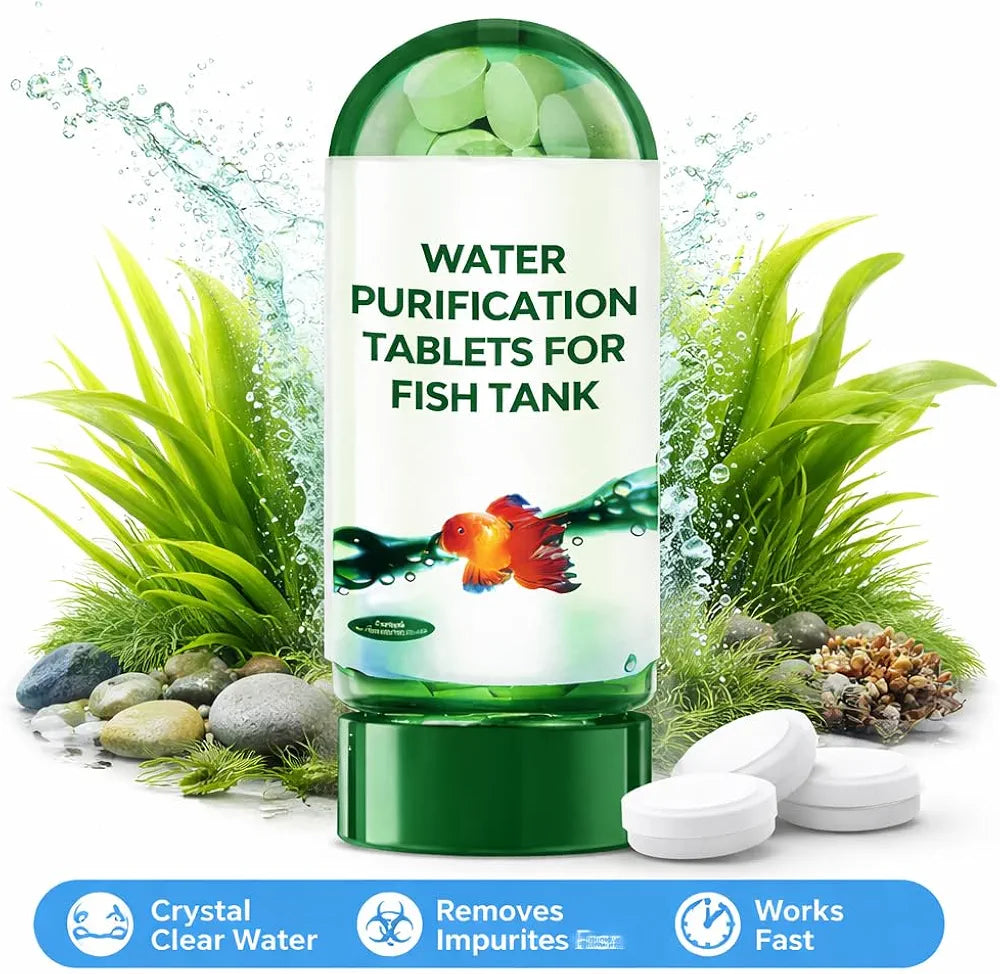 YegBong™Water Purification Tablets For Fish Tank (150 Tablets)+Free Consultation Call
