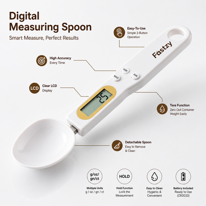 Fastzy™ Digital Measuring Spoon Scale , Buy 1 Get 1 Free