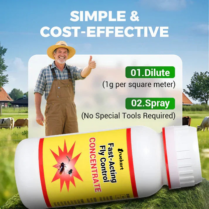 Fast Acting Fly Control Concentrate 200 ml Pack of 2