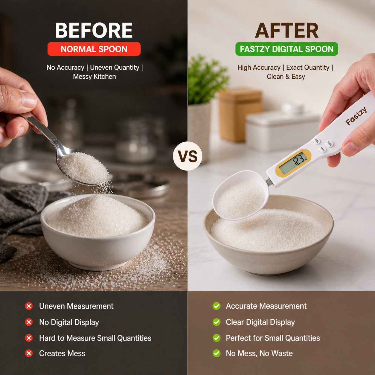 Fastzy™ Digital Measuring Spoon Scale , Buy 1 Get 1 Free