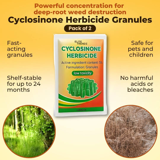 Cyclosinone Herbicide Granules - (Pack of 2)