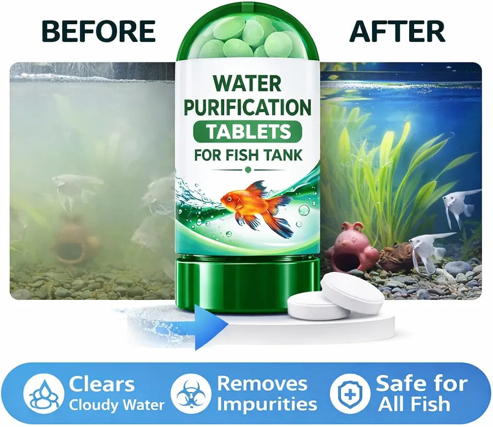 YegBong™Water Purification Tablets For Fish Tank (150 Tablets)+Free Consultation Call