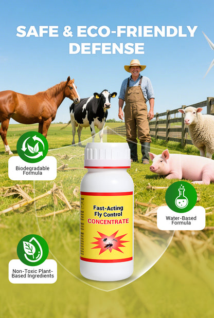 Fast Acting Fly Control Concentrate 200 ml Pack of 2