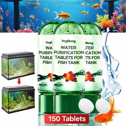 YegBong™Water Purification Tablets For Fish Tank (150 Tablets)+Free Consultation Call