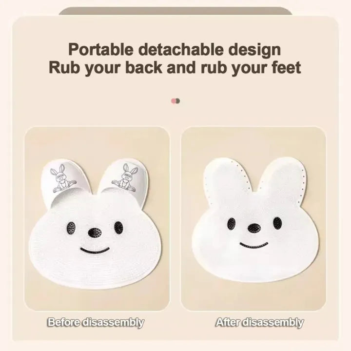 Silicone Multiuse Bath Scrubber With Integrated Slipper Design